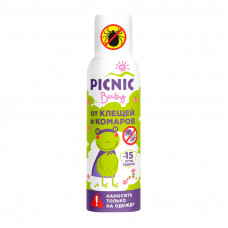 Picnic Baby аэрозоль 125 мл от комаров и клещей, шт Picnic Baby аэрозоль 125 мл от комаров и клещей, шт