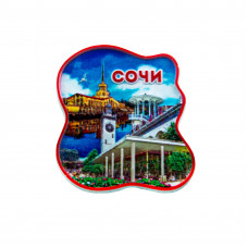 44R-017 Магнит Сочи, полимер, 12/144 шт 44R-017 Магнит Сочи, полимер, 12/144 шт