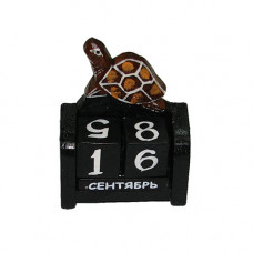 TR11-01LB Календарь с черепахой, светло-коричневый, 9см.