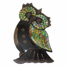 OWL30-1  Украшение на стену -  фигурка совы 30 см
